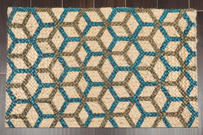 2'  00"x3'  00" Braided Mat  Oriental Area Persian Rug