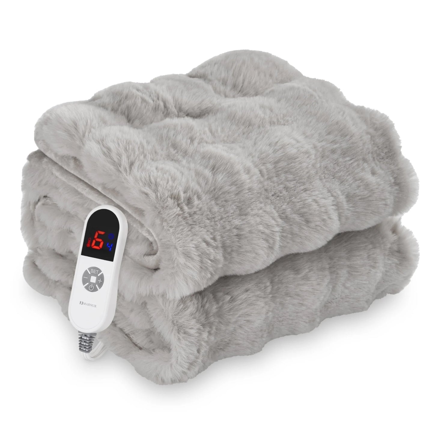 Zenn Ember Plush - Heated Faux Fur Blanket